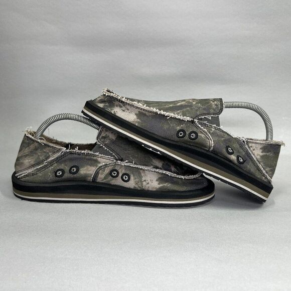 Sanuk Men's Size 8 Vagabond Soft Top Tie Dye Slip On Loafers - Picture 7 of 12